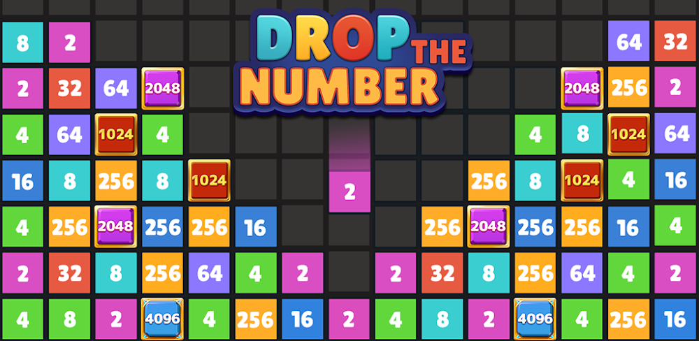 Drop The Number: Merge Game screenshot 1