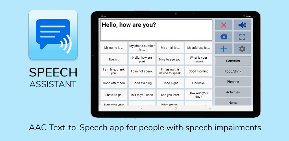 Speech Assistant AAC screenshot 1