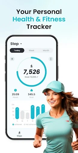Pedometer StepGo MOD screenshot 1