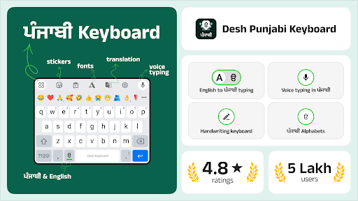 Desh Punjabi Keyboard MOD screenshot 1