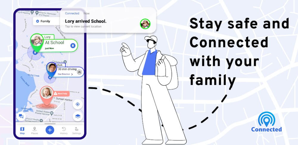 Connected: Family Locator screenshot 1