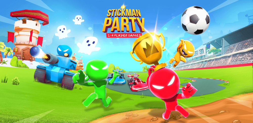 Stickman Party MOD screenshot 1