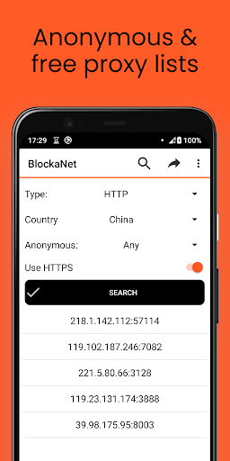 BlockaNet 2.41 APK for Android screenshot 1