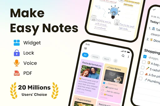 Easy Notes MOD screenshot 1