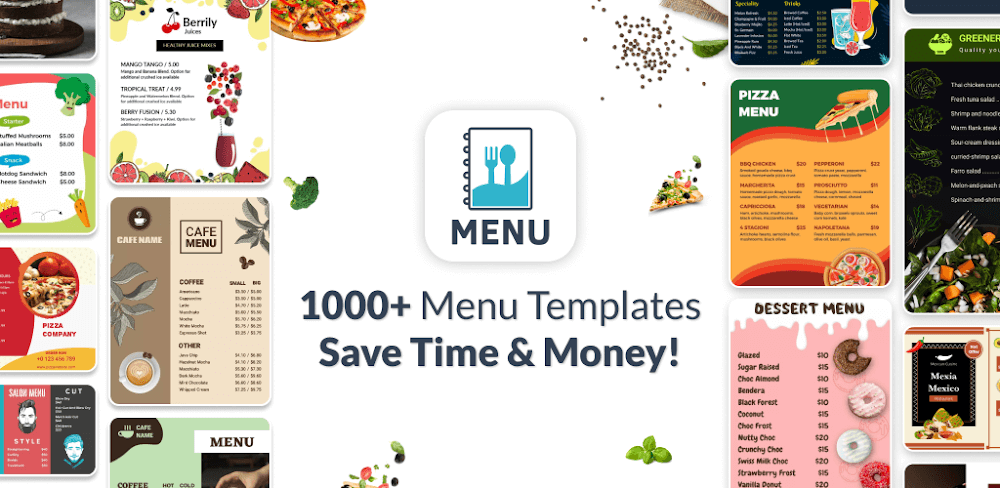 Menu Maker screenshot 1