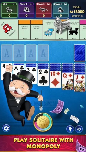 MONOPOLY Solitaire screenshot 1