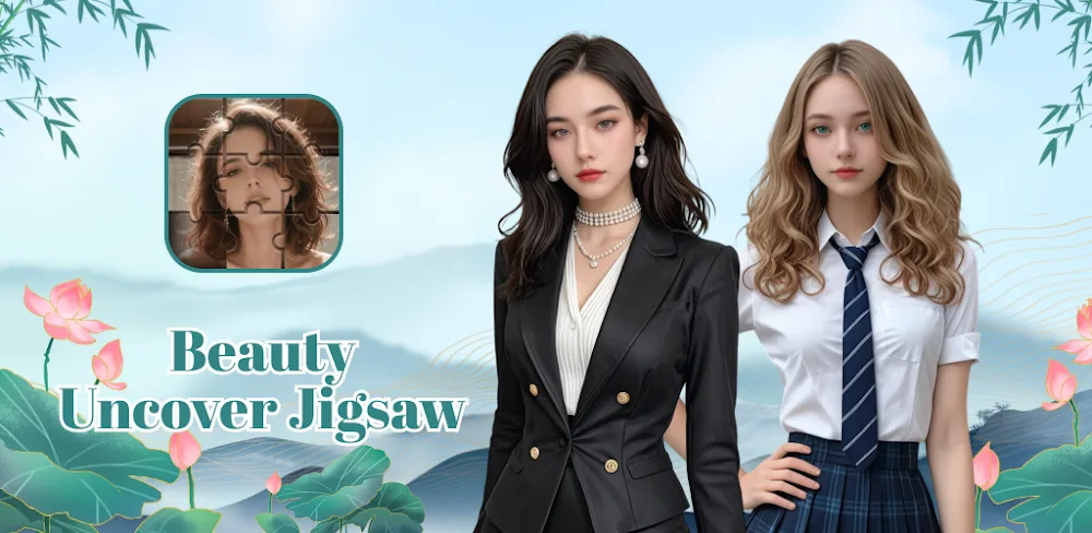 Beauty Uncover Jigsaw screenshot 1