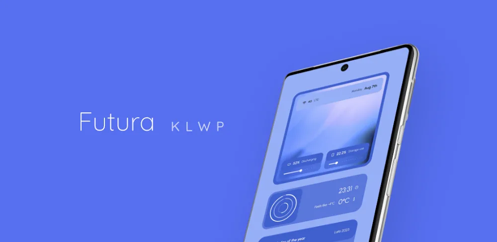 Futura KLWP screenshot 1
