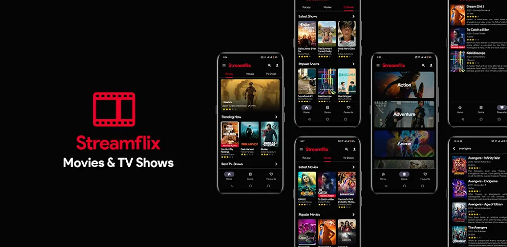 Streamflix:HD Movies & TV App screenshot 1