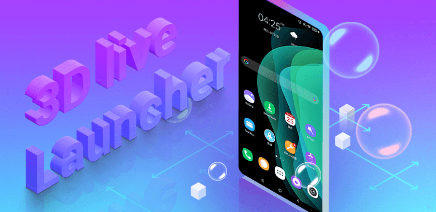 3D Launcher screenshot 1