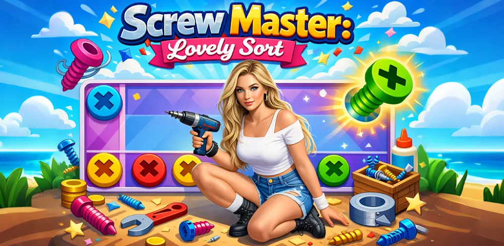 Screw Master: Lovely Sort screenshot 1
