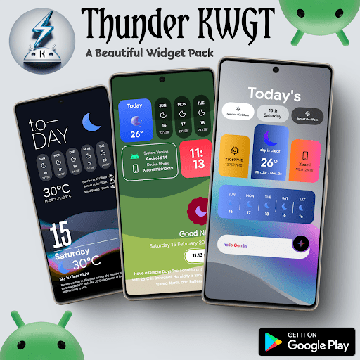 Thunder KWGT MOD screenshot 1