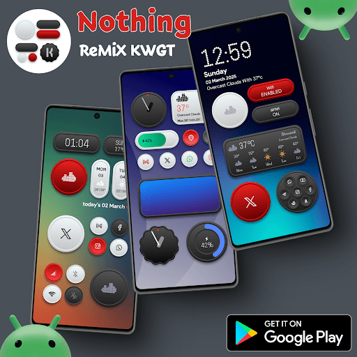 Nothing ReMiX KWGT MOD screenshot 1