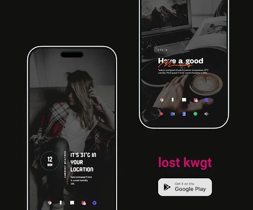 lost KWGT MOD screenshot 1