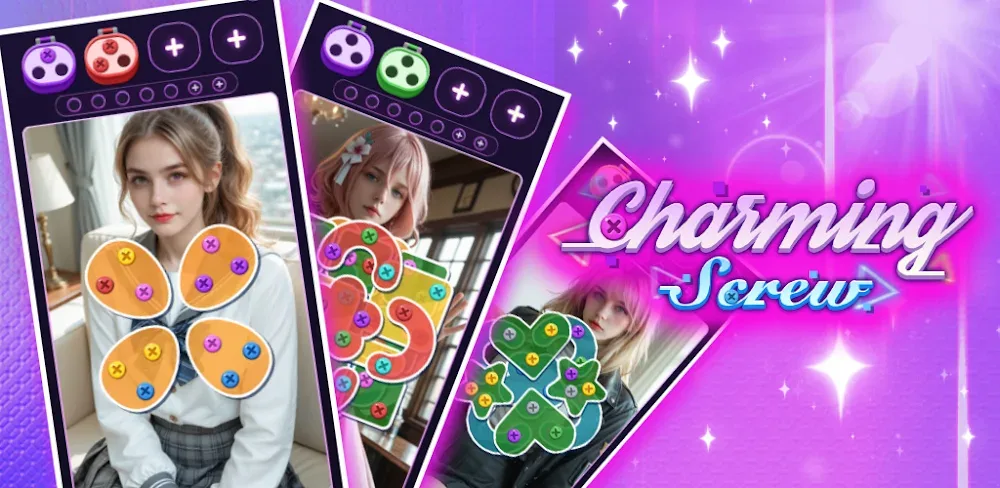 Charming Unscrew -Story Puzzle screenshot 1