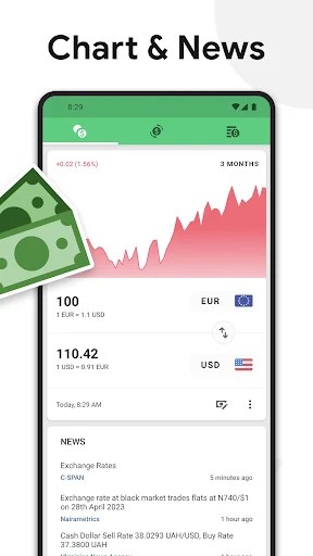 RateX Currency Converter MOD screenshot 1