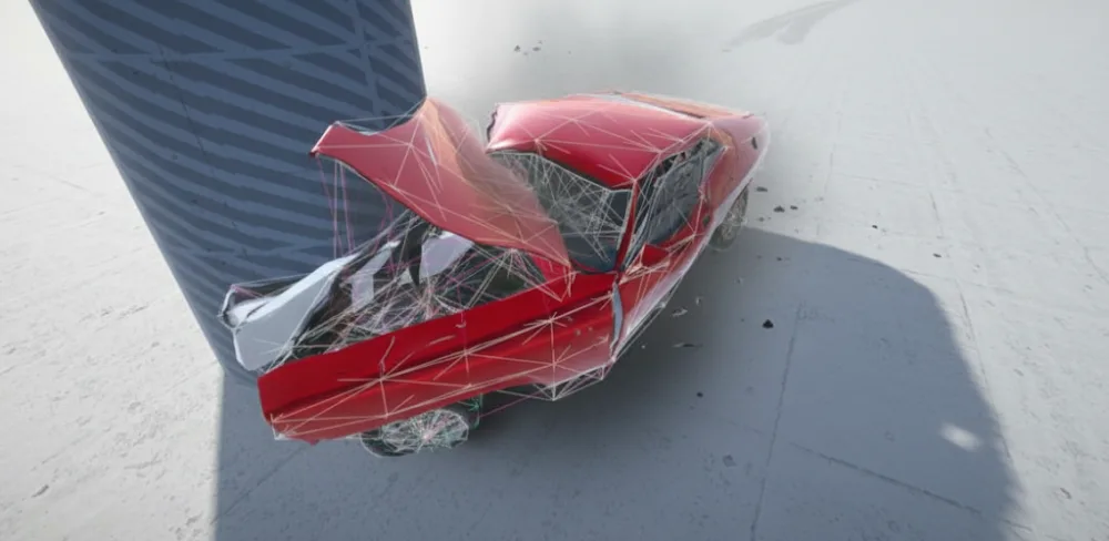Flexbody Car Crash: Soft Body screenshot 1