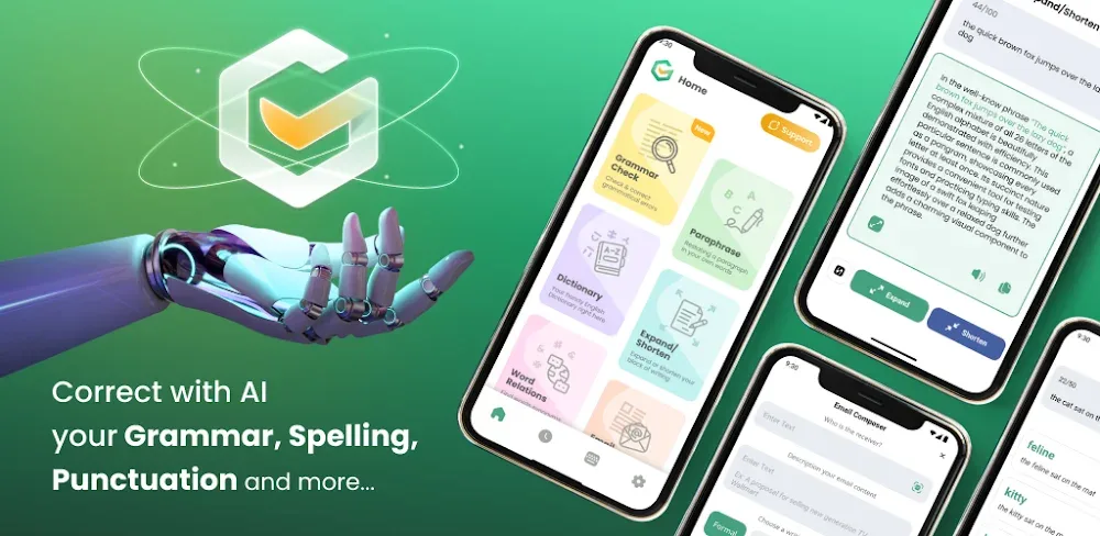 Glance: AI Grammar & Writing screenshot 1