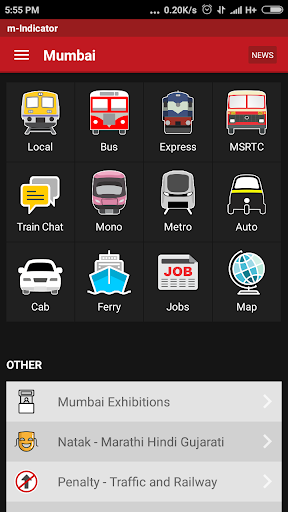 m-Indicator: Mumbai Local MOD screenshot 1