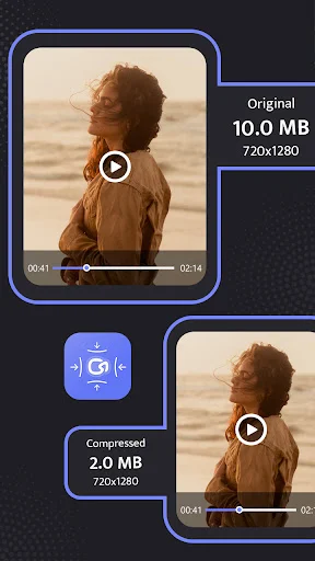 Compress & Resize Video MOD screenshot 1