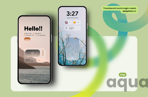 aqua kwgt MOD screenshot 1