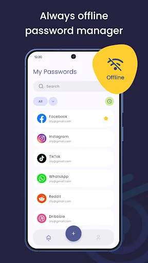 Owl Offline Password Manager MOD screenshot 1