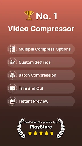 Compress Video Size Compressor MOD screenshot 1