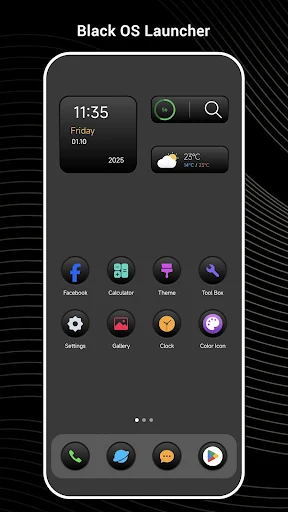 Deep OS Launcher MOD screenshot 1