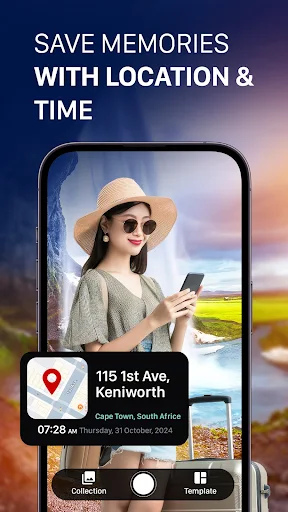 GPS Camera with Time Stamp MOD screenshot 1