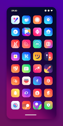Gladient Icon Pack iOS Style MOD screenshot 1