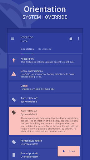 Rotation Orientation Manager MOD screenshot 1