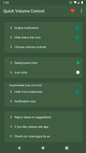 Quick Volume Control MOD screenshot 1
