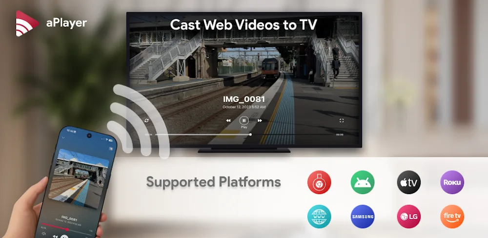 aPlayer – Video Play, Web Cast screenshot 1