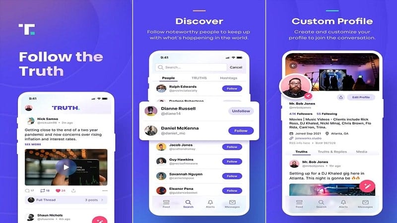 Truth Social screenshot 1
