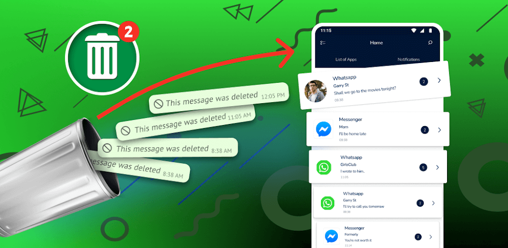 WA Deleted Messages Recovery screenshot 1