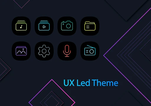 UX Led: Icon Pack (Pro) MOD screenshot 1