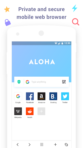 Aloha Browser Lite screenshot 1
