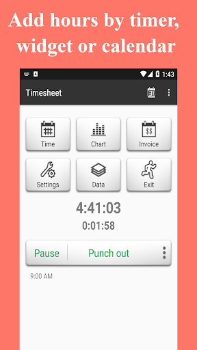 Timesheet MOD screenshot 1