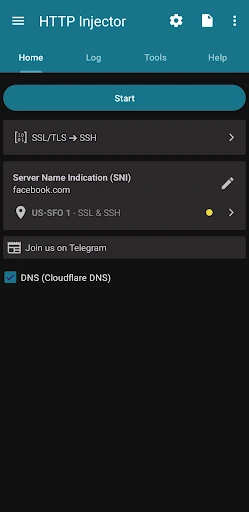 HTTP Injector (SSH/V2ray) VPN screenshot 1