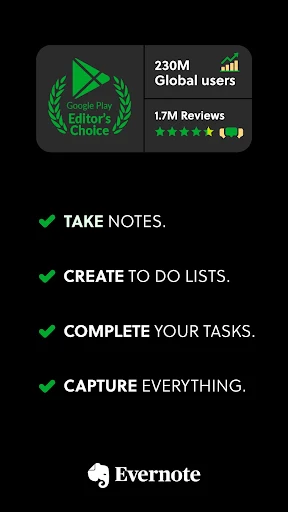 Evernote screenshot 1