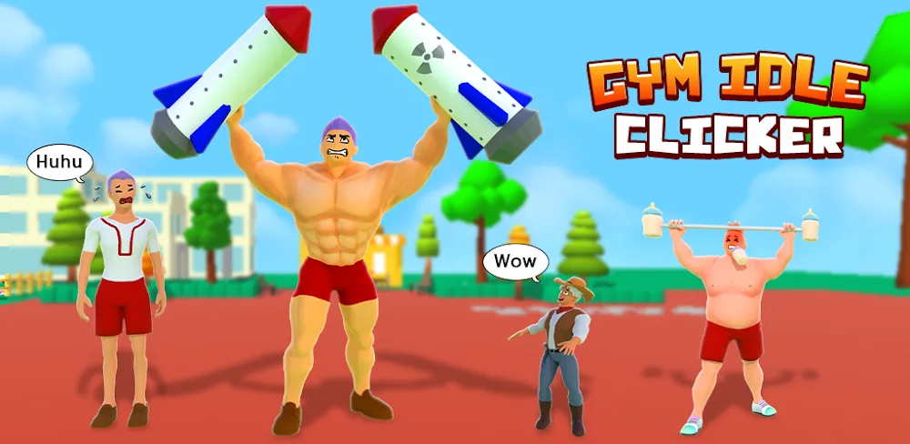 Gym Idle Clicker: Fitness Hero screenshot 1
