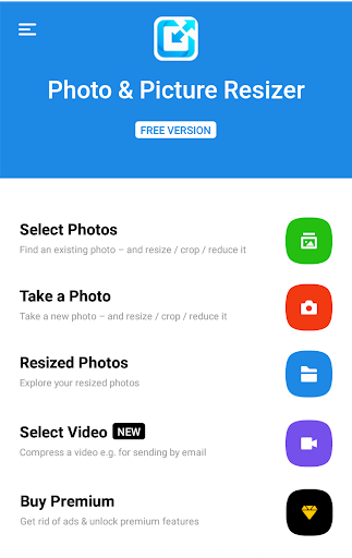 Photo & Picture Resizer MOD screenshot 1