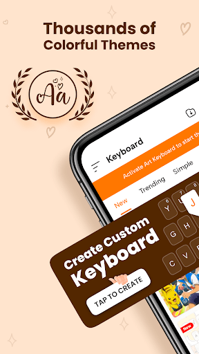 Keyboard Themes – Fonts, Emoji MOD screenshot 1