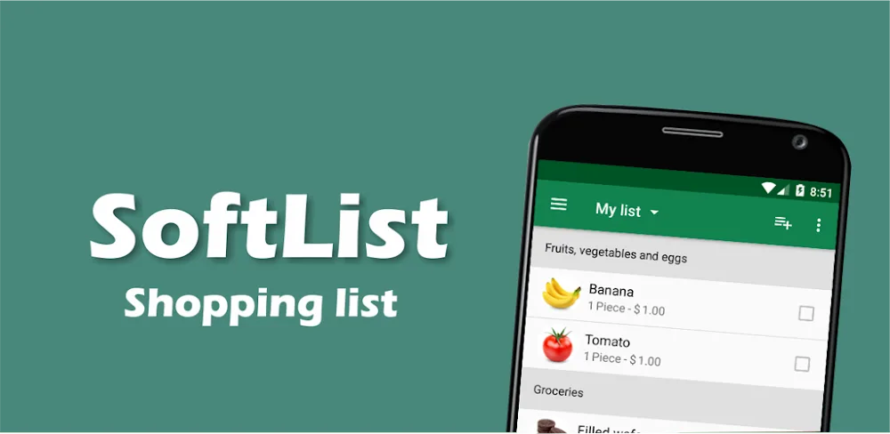 Shopping List – SoftList screenshot 1