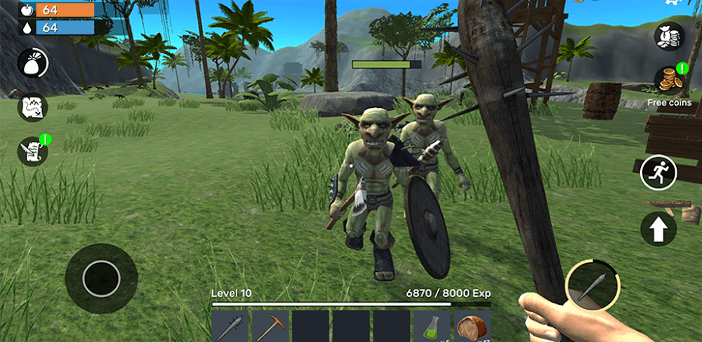 Uncharted Island: Survival RPG screenshot 1