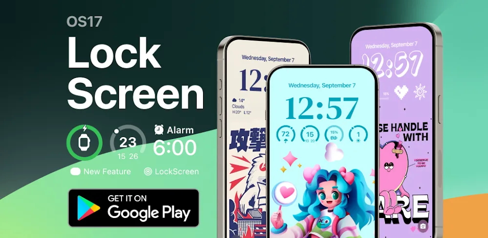 iLock – Lock Screen OS 17 screenshot 1