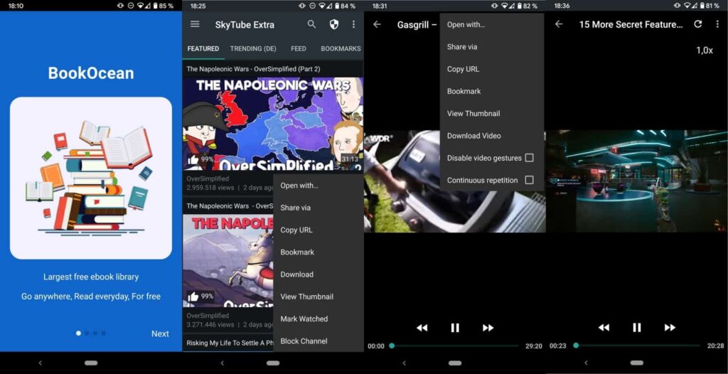 SkyTube Extra screenshot 1