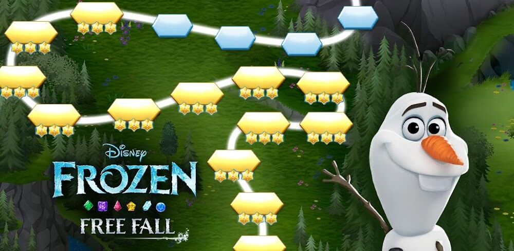 Disney Frozen Free Fall screenshot 1
