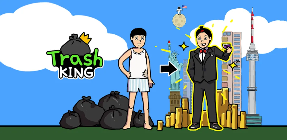 Trash King: Clicker Games screenshot 1