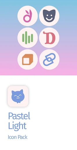 Pastel Light Icon Pack screenshot 1